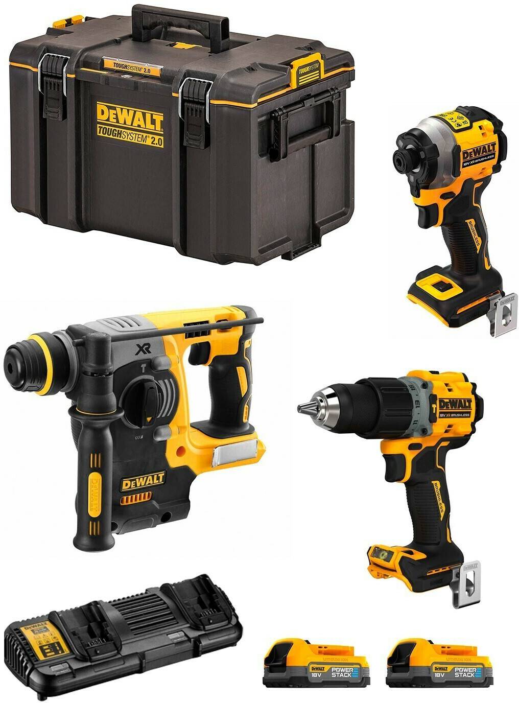 Truffaut DeWalt DWKDWK308PS (2 x 1,7 Ah + coffret) Packs outillage électroportatif