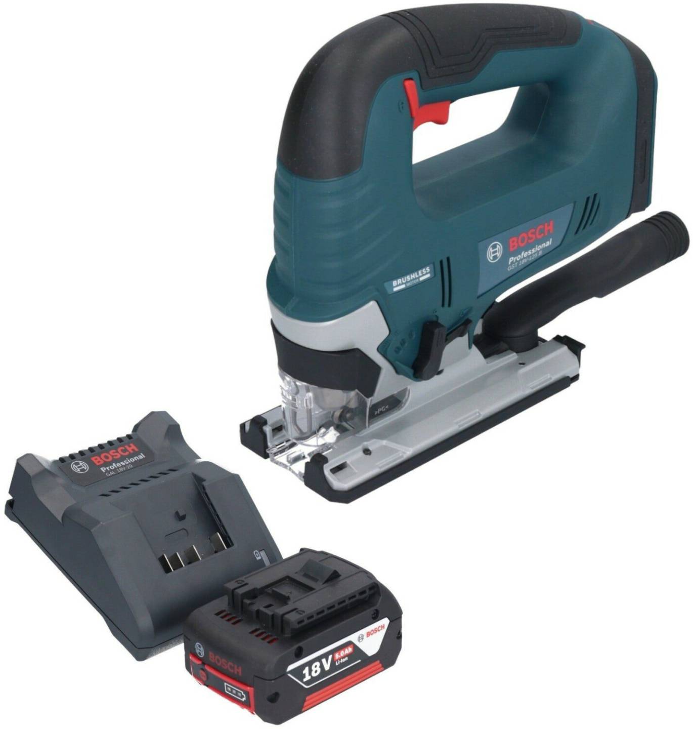 Truffaut Bosch GST 18V-125 B Professional1x 5,0 Ah + charger Scies sauteuses