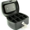 Truffaut Q-CONNECT 6 Inch Cash Box - Black Coffres-forts