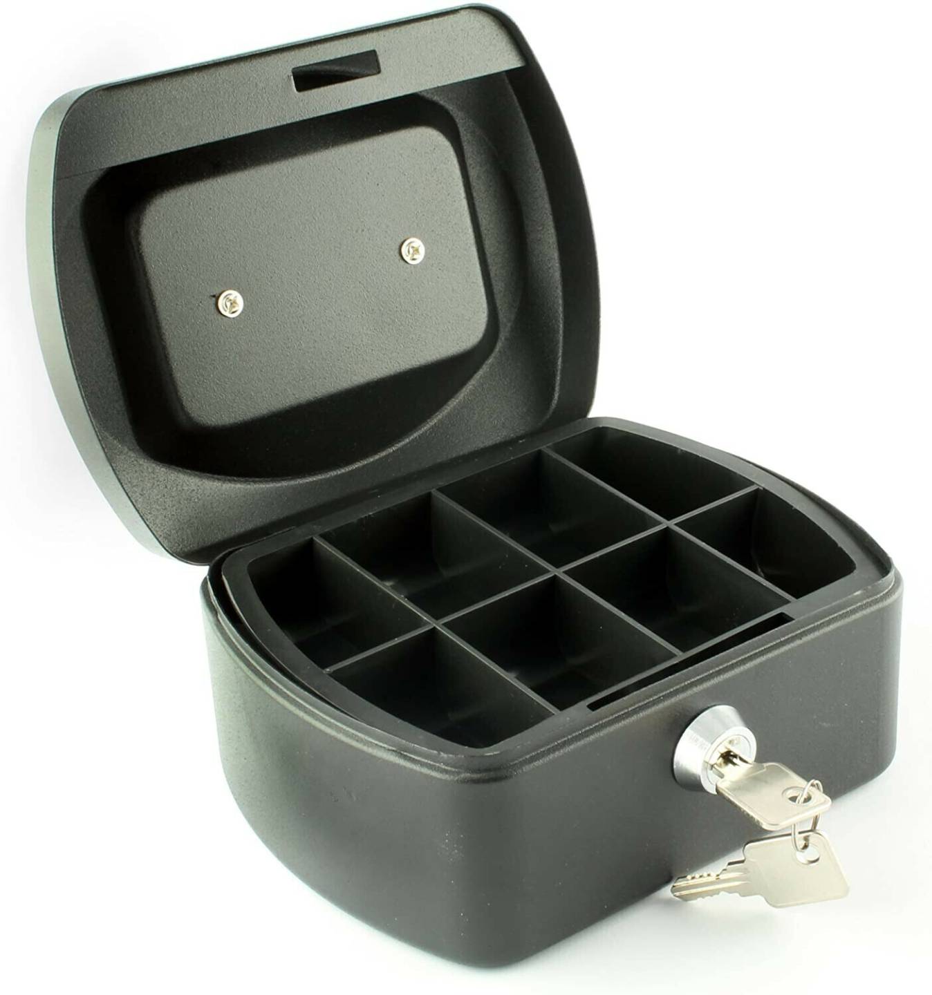 Truffaut Q-CONNECT 6 Inch Cash Box - Black Coffres-forts