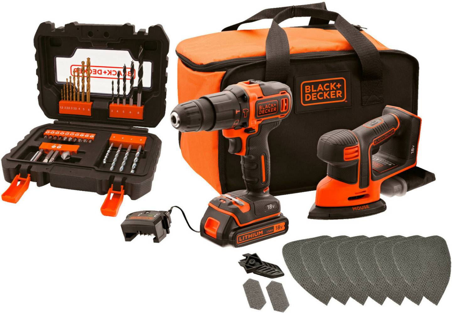 Truffaut Black & Decker BCK23S1SA41 Packs outillage électroportatif