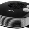 Truffaut Abrila Horizontal Fan Heater Candil 2000 WBlack Radiateurs électriques