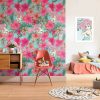 Papiers peints Truffaut Komar Ariel - Pink Flower 200 x 280 cm