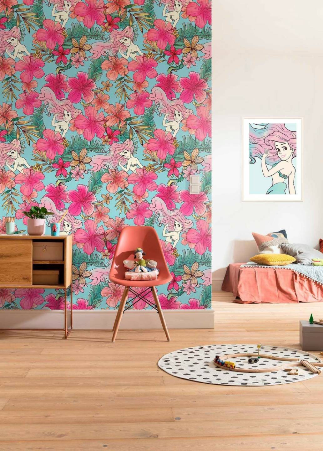 Papiers peints Truffaut Komar Ariel - Pink Flower 200 x 280 cm