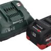 Perceuses & visseuses sans fil Truffaut Metabo BS 18 LT BL Q1x 5,5 Ah + charger + metaBOX