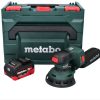 Truffaut Metabo SXA 18 LTX 125 BL1x 5,5 Ah + metaBOX Polisseuses