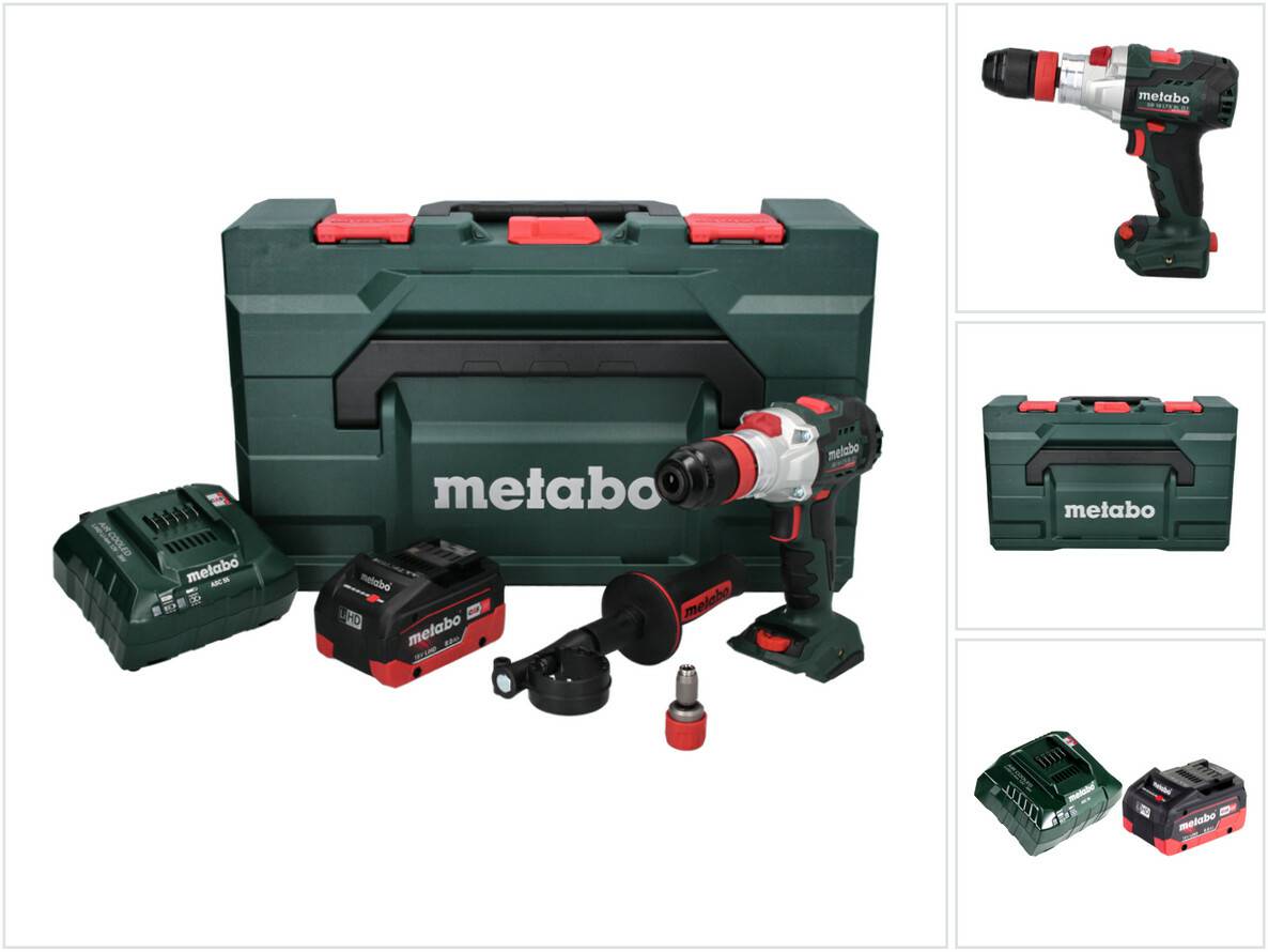 Truffaut Metabo SB 18 LTX BL Q I1x 8,0 Ah + charger + metaBOX Perceuses & visseuses sans fil