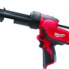 Truffaut Milwaukee Pistolet à colle 310ml M12 Nu Pistolet à mastic