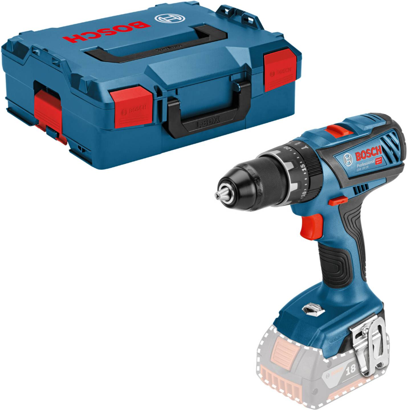 Perceuses & visseuses sans fil Truffaut Bosch GSB 18V-28 ProfessionalSolo