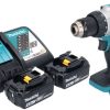 Perceuses & visseuses sans fil Truffaut Makita DHP489DHP489RM (2 x 4,0 Ah + DC 18 RC)