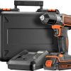 Perceuses & visseuses sans fil Truffaut Black & Decker ASD18K