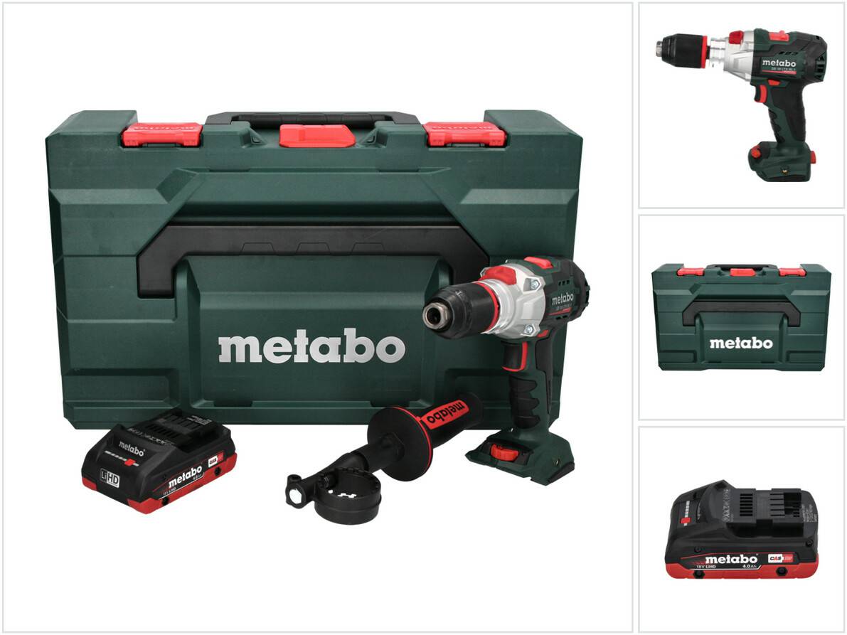 Truffaut Metabo SB 18 LTX BL I1 x 4,0 Ah Li-Ion + metaBOX Perceuses & visseuses sans fil