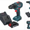 Truffaut Bosch GSR 18V-55 Professional1x 2,0 Ah + charger Perceuses & visseuses sans fil