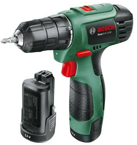 Perceuses & visseuses sans fil Truffaut Bosch EasyDrill 12002 x 1,5 Ah (06039A210B)