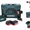 Perceuses & visseuses sans fil Truffaut Metabo BS 18 LT BL Q2x8,0 Ah + charger + MetaLoc