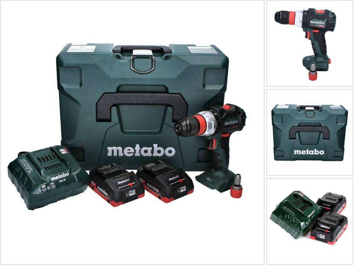 Truffaut Metabo BS 18 LT BL Q2x4,0 Ah + charger + MetaLoc Perceuses & visseuses sans fil