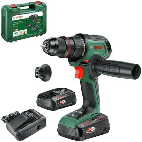 Perceuses & visseuses sans fil Truffaut Bosch Advanced Drill 18V-80 QuickSnap2x 2,5-Ah-Akku + Ladegerät (06039E2002)