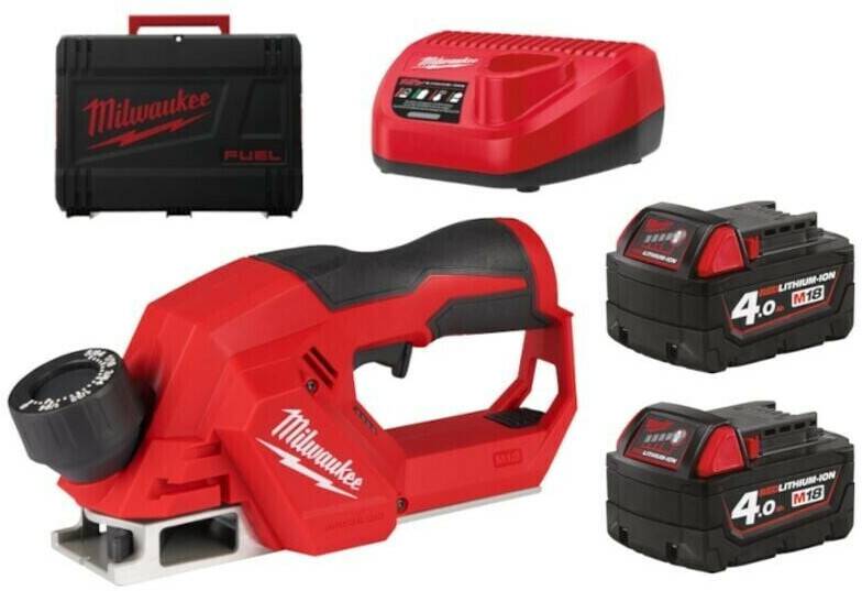 Truffaut Milwaukee M12 BLP-0X(2 x 4,0 Ah + chargeur + valise) 4933492851 Rabots électriques