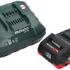 Truffaut Metabo STA 18 LTX 150 BL1x 4,0 Ah LiHD + charger + Metabox Scies sauteuses