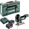 Scies sauteuses Truffaut Metabo STA 18 LTX 150 BL2x 4,0 Ah + charger + Metabox