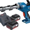 Truffaut Bosch GCG 18V-600 Professional18V-310 (2x 5,0 Ah + charger) Pistolet à mastic