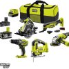 Packs outillage électroportatif Truffaut Ryobi R18CK5A-242S (5133004178)