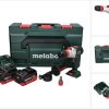 Perceuses & visseuses sans fil Truffaut Metabo SB 18 LTX BL Q I 2 x Akku 8,0 Ah + Charger + metaBOX