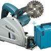 Truffaut Makita SP6000SP6000J1 avec Makpac + rail de guidage Scies circulaires