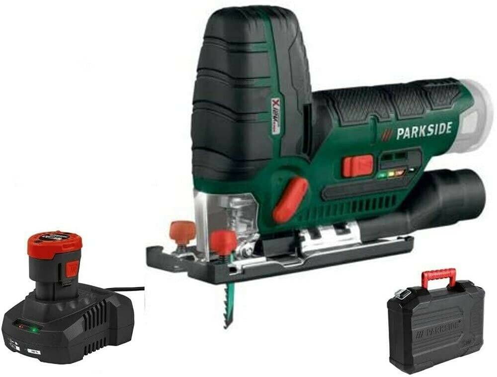 Truffaut Parkside PSTKA 12 B3avec batterie 12V et chargeur Scies sauteuses