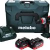 Perceuses & visseuses sans fil Truffaut Metabo BS 18 LT BL Q2x8,0 Ah + charger + MetaLoc