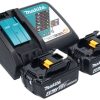 Perceuses & visseuses sans fil Truffaut Makita DHP489DHP489RM (2 x 4,0 Ah + DC 18 RC)