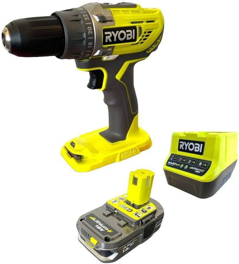 Truffaut Ryobi R18DD3R18DD3-115 (1x 1,5 Ah + charger) Perceuses & visseuses sans fil