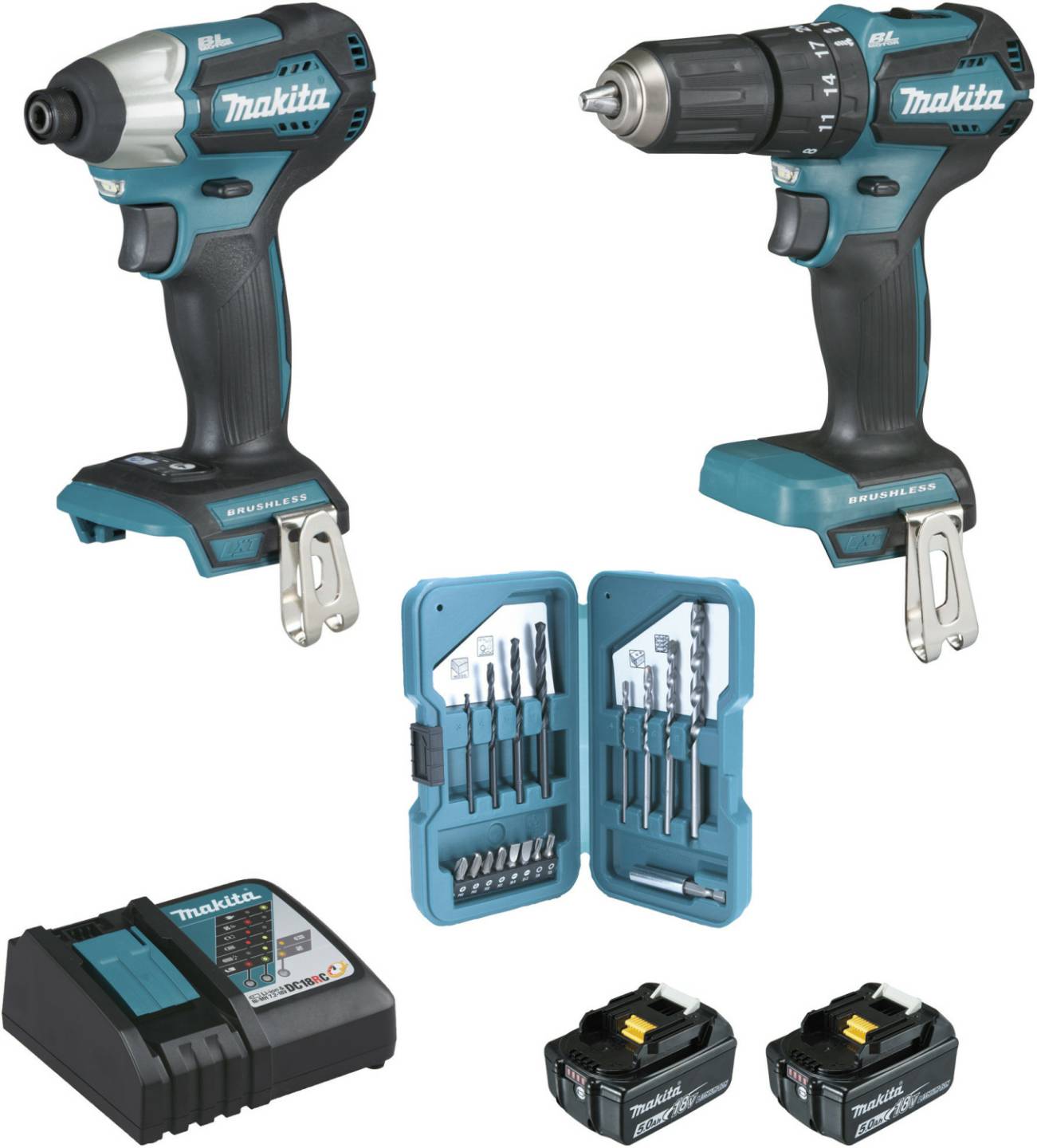 Truffaut Makita DLX2221TJ2 Packs outillage électroportatif