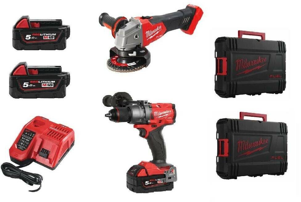 Packs outillage électroportatif Truffaut Milwaukee M18FPP2E3-502X