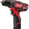 Truffaut Milwaukee M12 BDD2 x 2,0 Ah Perceuses & visseuses sans fil