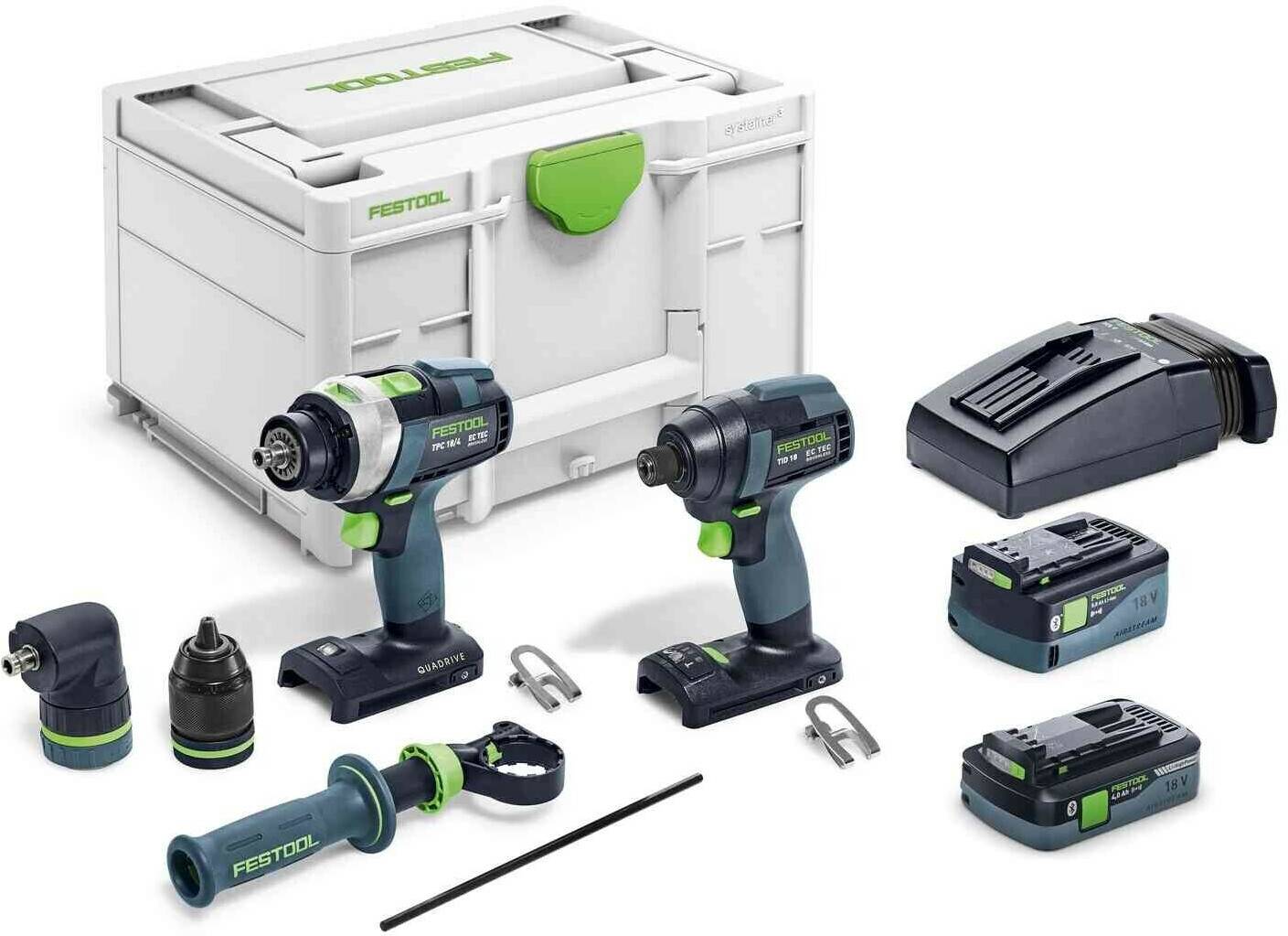 Truffaut Festool TID 18 5,0/4,0-Set TPC 18/4 (577654) Packs outillage électroportatif