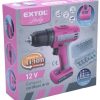 Perceuses & visseuses sans fil Truffaut Extol Lady 402402