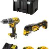 Truffaut DeWalt DWKDWK206 (2 x 2,0 Ah + TSTAK VI) Packs outillage électroportatif