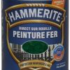 Peintures & Vernis Truffaut Hammerite Peinture pour métal antirouille martelée vert épicéa 0,75 L