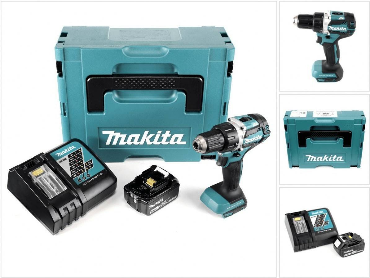 Perceuses & visseuses sans fil Truffaut Makita DDF484DDF484RT1J