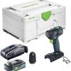 Truffaut Festool TXS 18-Basic1x 4,0 Ah + fast charger + Systainer Perceuses & visseuses sans fil