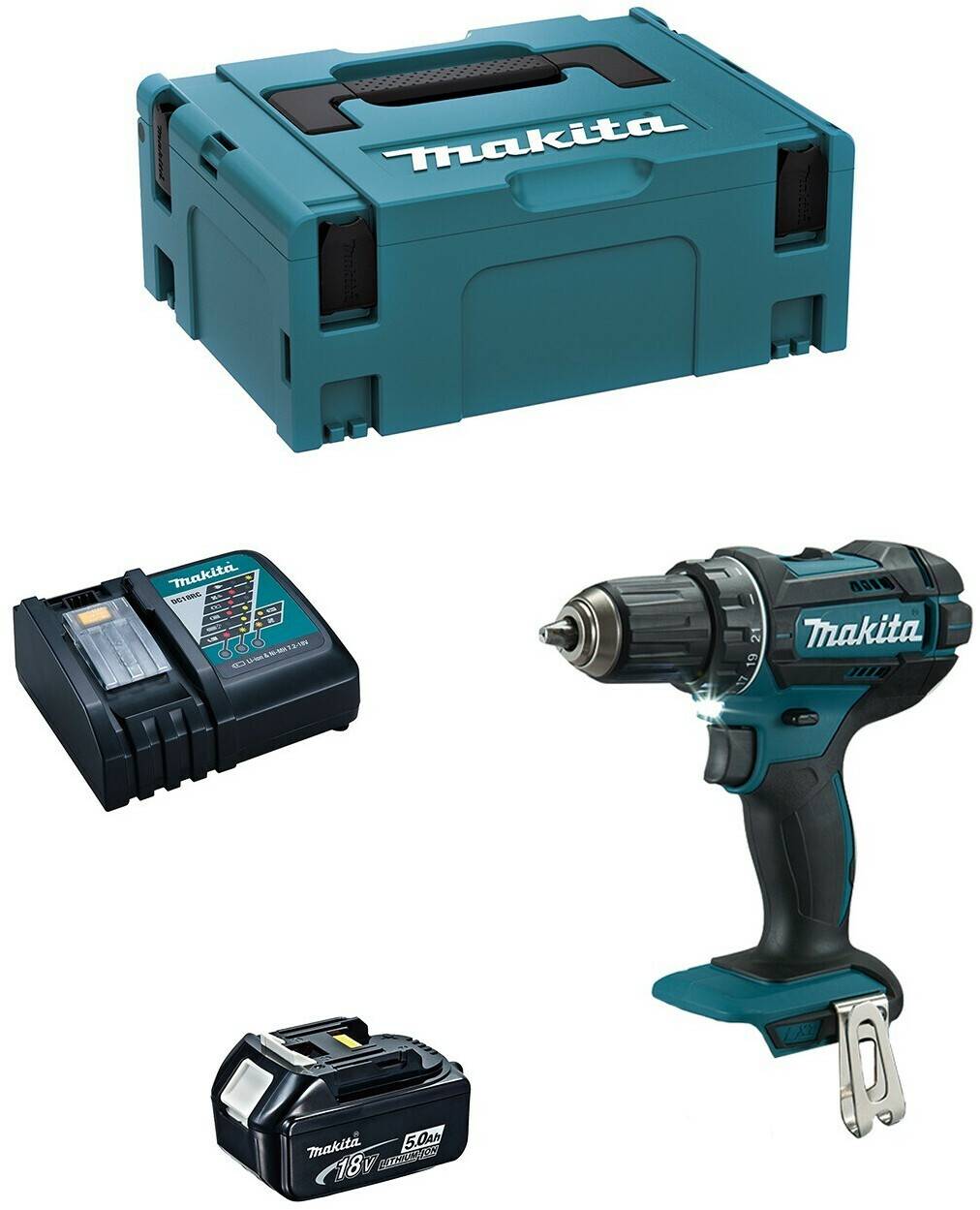 Perceuses & visseuses sans fil Truffaut Makita DDF482DDF482RTJ1