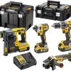 Packs outillage électroportatif Truffaut DeWalt DCK422P3T (DCH273 + DCF887 + DCG405+ DCD796 + 3x5 Ah 18V)