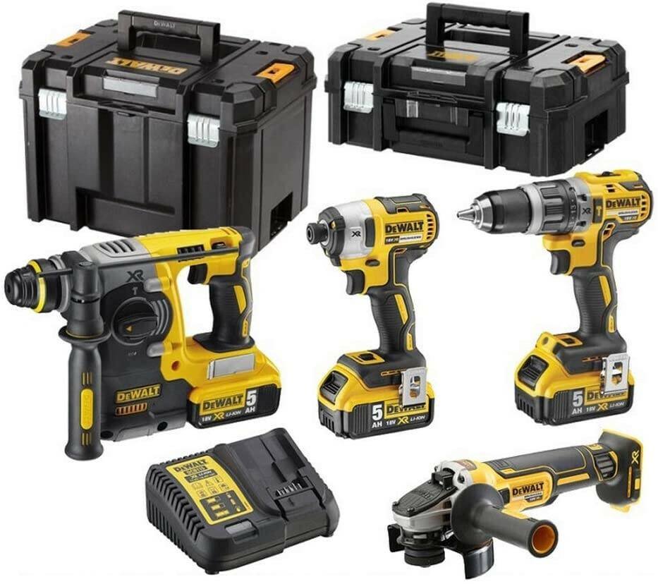 Packs outillage électroportatif Truffaut DeWalt DCK422P3T (DCH273 + DCF887 + DCG405+ DCD796 + 3x5 Ah 18V)