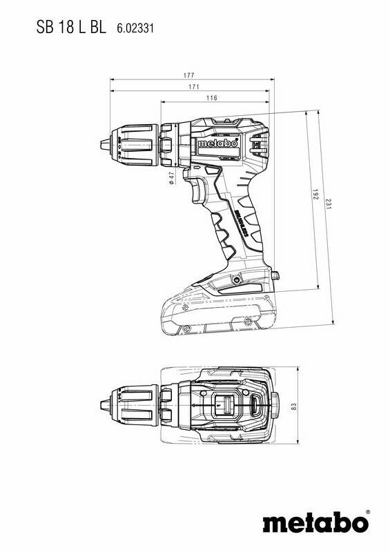 Truffaut Metabo SB 18 L BL602331840 Perceuses & visseuses sans fil