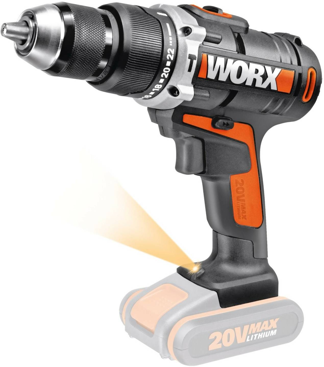 Truffaut Worx WX372.9 (Solo) Perceuses & visseuses sans fil