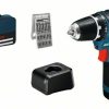 Perceuses & visseuses sans fil Truffaut Bosch GSR 12V-15 Professional2x2,0Ah + Charger + Bag+ Bits