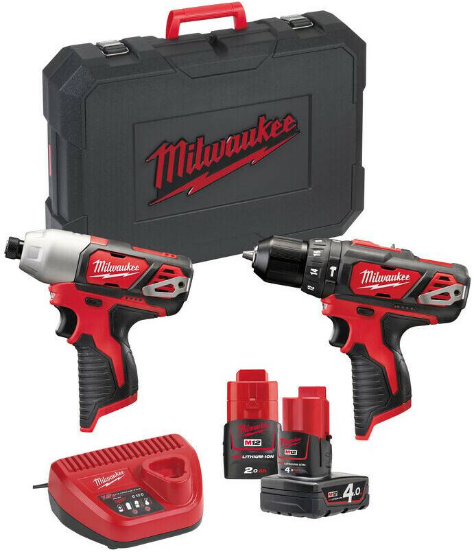 Truffaut Milwaukee M12 FUEL powerpack M12 BPP2B-421C Packs outillage électroportatif