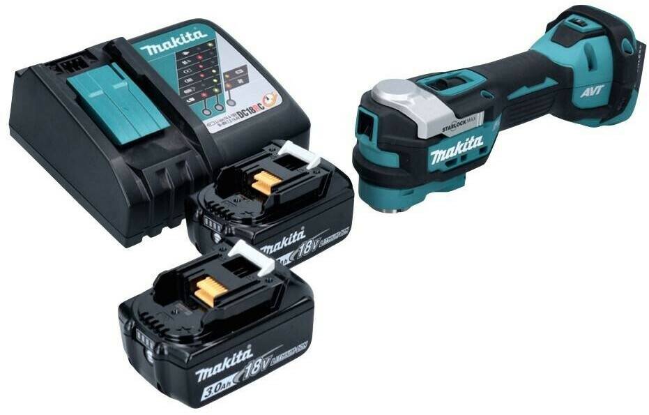 Outils multifonctions Truffaut Makita DTM52DTM52RF (2x 3Ah Akku + Charger)