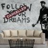 Truffaut Artgeist Dreams Cancelled (Banksy) 400x280 cm Papiers peints